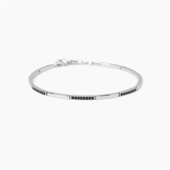 Bracciale Mabina Uomo Dinamico in Argento Cubic Zirconia 533993 - 533993